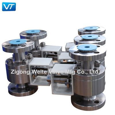 1" válvula de bola 600LB flangeada de aço inoxidável F304
