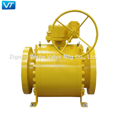 18&quot; válvula de bola 600LB de aço forjada LF2 de alta pressão para a refinação do petróleo
