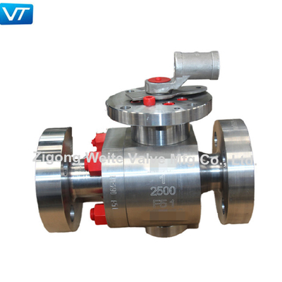 Cofre forte estático de aço inoxidável do fogo da válvula de bola F51 2500LB anti API 6FA API 607