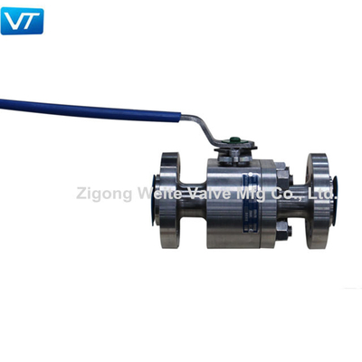 Classe flangeada de aço inoxidável 600 da polegada da válvula de bola 1/2 de F304SS com alavanca