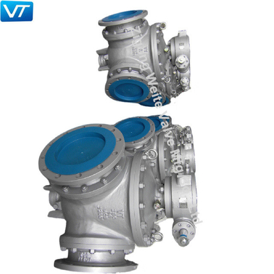 A flange termina o tipo aço carbono desencapado de Y da haste da válvula de bola do encanamento