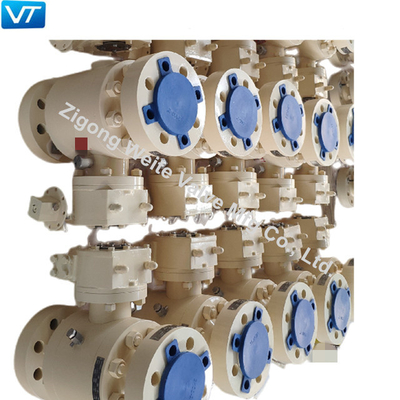 Válvula de bola 2&quot; da classe 2500 do aço de forjamento atuador elétrico pneumático da válvula de bola LF2