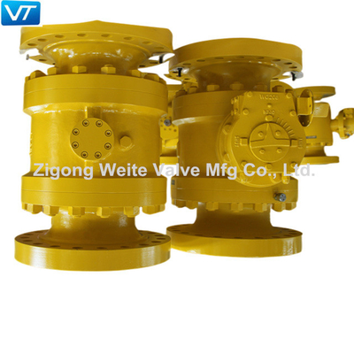 RPTFE forjou o corpo de selagem macio de aço da válvula WCC do API 6D da válvula de bola da flutuação