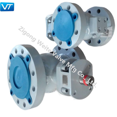 Tipo válvula de bola DN 300 único Seat do entalhe do OEM API 6D V selado