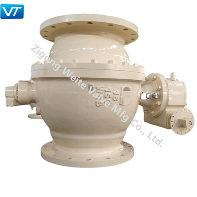 Válvula de bola 16&quot; do eixo do dobro do API 6D 150LB ASME B31.4 ASME B 31,8