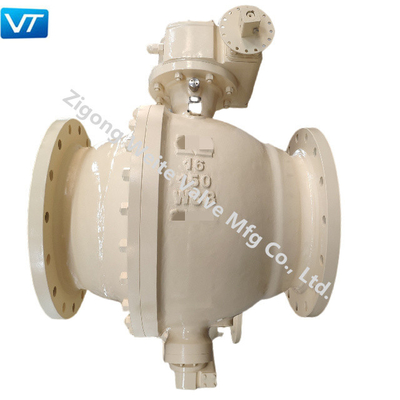 Válvula de bola 16&quot; do eixo do dobro do API 6D 150LB ASME B31.4 ASME B 31,8