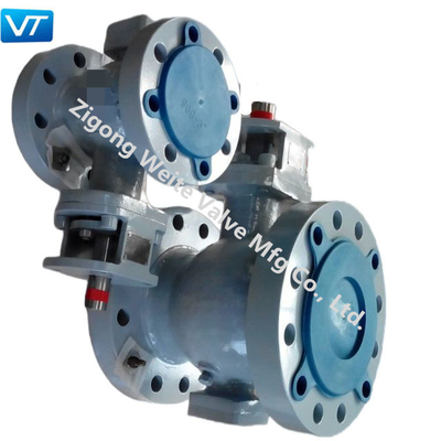 Tipo válvula de bola DN 300 único Seat do entalhe do OEM API 6D V selado